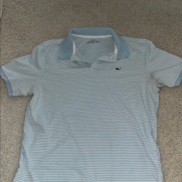 Vineyard Vines Men's Blue Striped Shirt - Picture 2 of 3